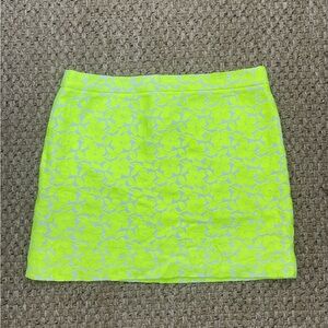 J CREW FLORAL PENCIL SKIRT SIZE US6